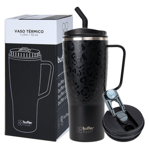 Vaso Térmico Mug Termo Agua Café Roques 1Lt Acero Inoxidable - vista principal del producto
